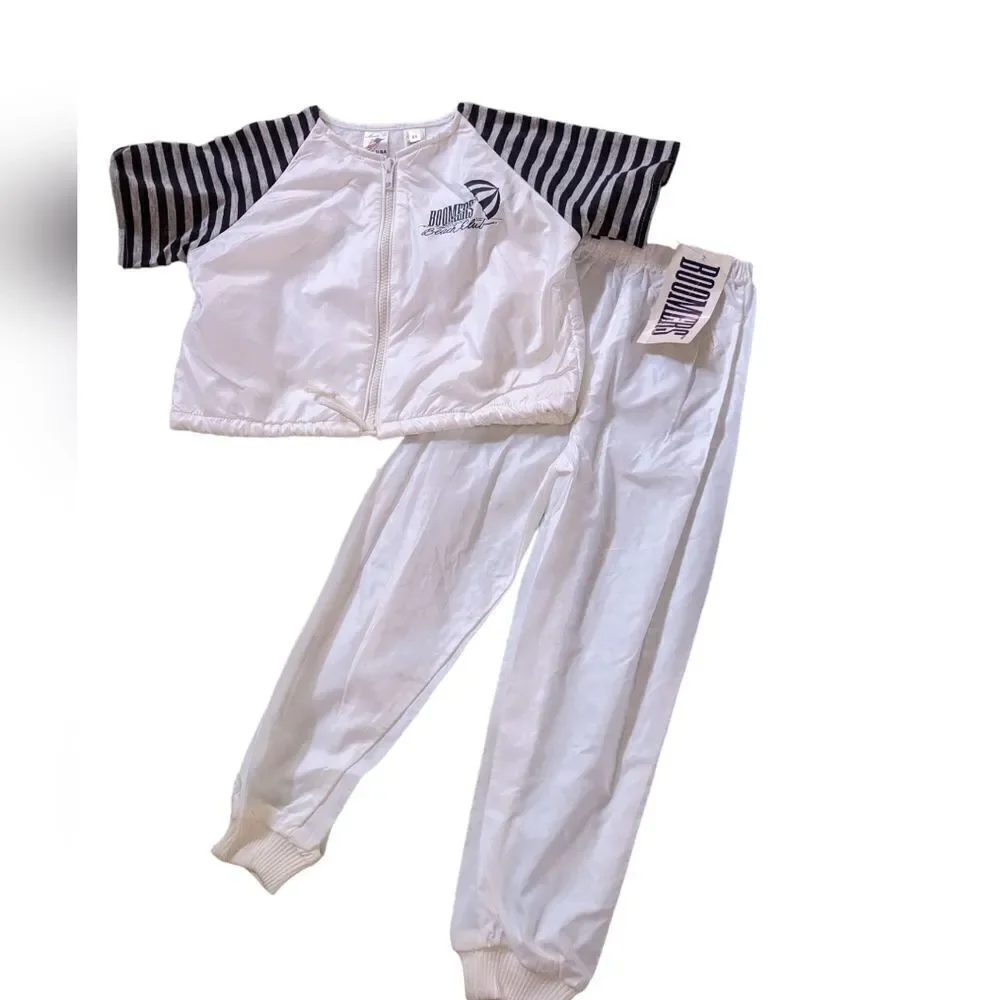 Boomers vintage 90s‎ white and black outfit track suit